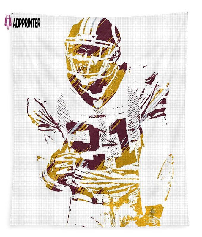 Sean Taylor Washington Commanders Strokes Pixel Art 3 Tapestry Gifts For Fans