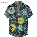 Seattle Mariners Retro Logo Hawaiian Shirt Gift Men Women Gift Men Women