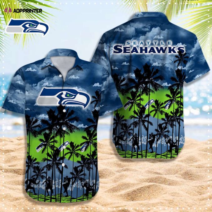 Seattle Seahawks NFL-Hawaii Shirt T-48408