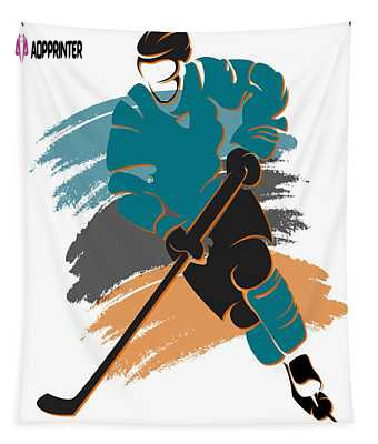 Experience the Thrill with Sharks Shadow Player2 Joe Hamilton Tapestry: A Must-Have for Sports Enthusiasts!