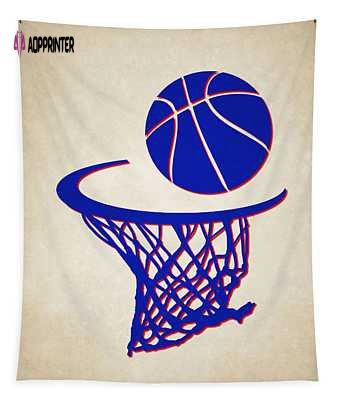 Sixers Team Hoop2 Joe Hamilton Tapestry