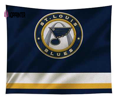 St Louis Blues Uniform 2 Joe Hamilton Tapestry