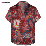 St Louis Cardinals Retro Logo Hawaiian Shirt Gift Men Women Gift Men Women