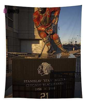 Rockford Icehogs Elizabeth Callaway Tapestry: Transparent & Vibrant Décor for Hockey Enthusiasts