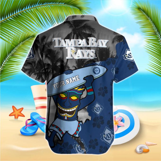 Tampa Bay Rays MLB-Hawaiian Shirt Gift Men Women Gift Men Women Custom T-38175