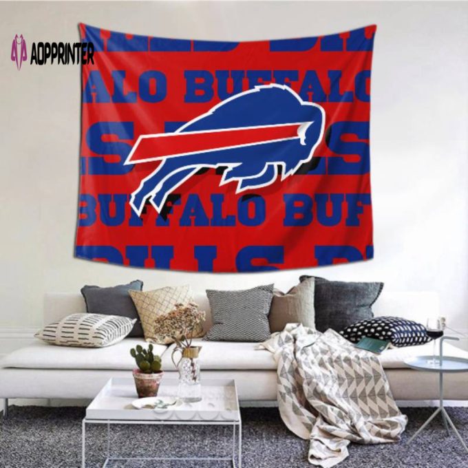 Cozy Buffalo Bills Tapestry Wall Hanging – Perfect Table Cloth Décor