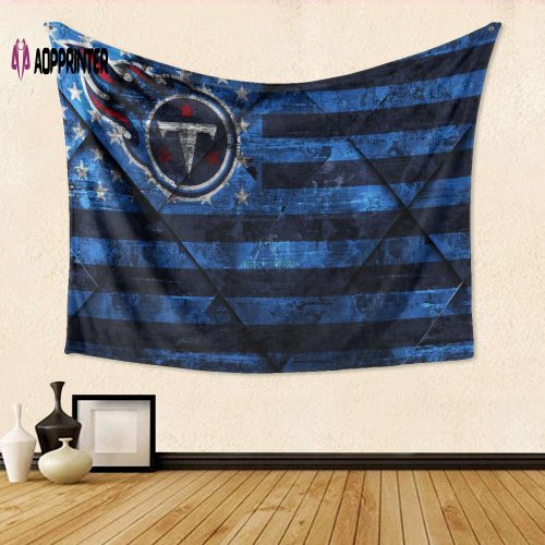 Show Your Titans Pride with 3D Full Printing Tapestry – Perfect Gift for Fans!