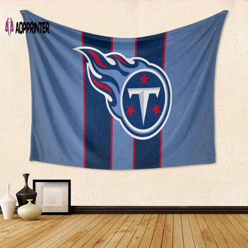 Tennessee Titans Emblem v6 Gift For Fan 3D Full Printing Tapestry