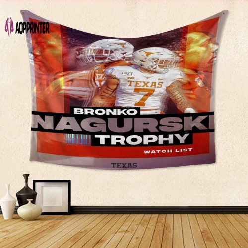 Texas Longhorns Players TA3 Gift: 3D Full Printing Tapestry for Engaged Fans