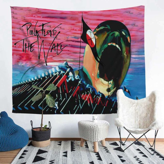 The Wall Hammers & Scream Pink Floyd Tapestry