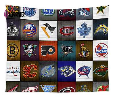 Team License Plate Art: Time to Lace Up the Skates Square Format Design Turnpike Tapestry