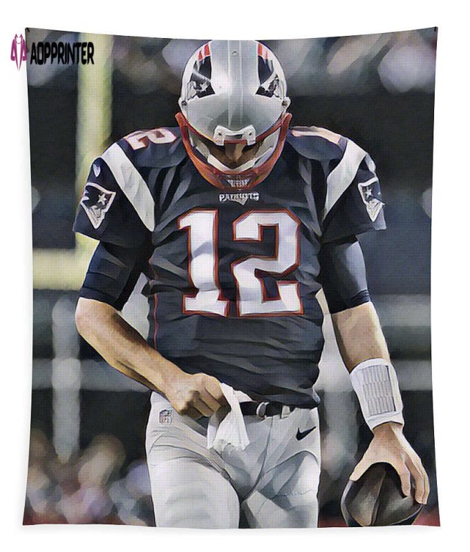 Tom Brady New England Patriots Tapestry Gifts For Fans 41