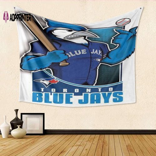 Toronto Blue Jays Danny Mascot1 Gift For Fan 3D Full Printing Tapestry