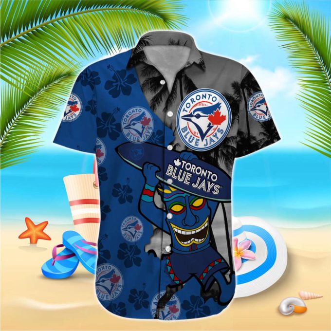 Toronto Blue Jays MLB-Hawaiian Shirt Gift Men Women Gift Men Women Custom T-38175