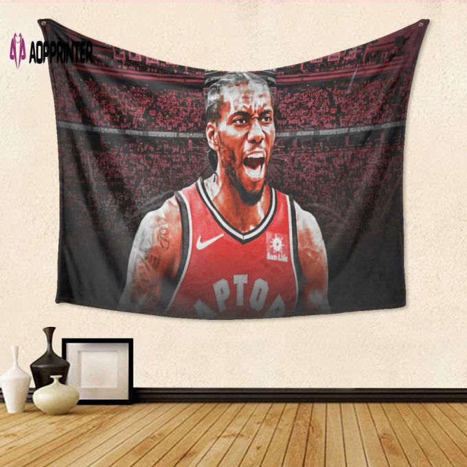 Toronto Raptors Kawhi Leonard3 Tapestry: 3D Full Print Gift for Fans