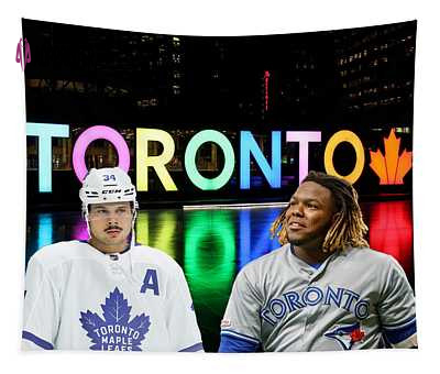 Toronto Sports Matthew Biggins Tapestry – Celebrate Your Love for Sports with Stunning Art