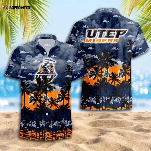 UTEP Miners Hawaiian Shirt Gift Men Women Gift Men Women Trending Summer. Gift For Fan S88912