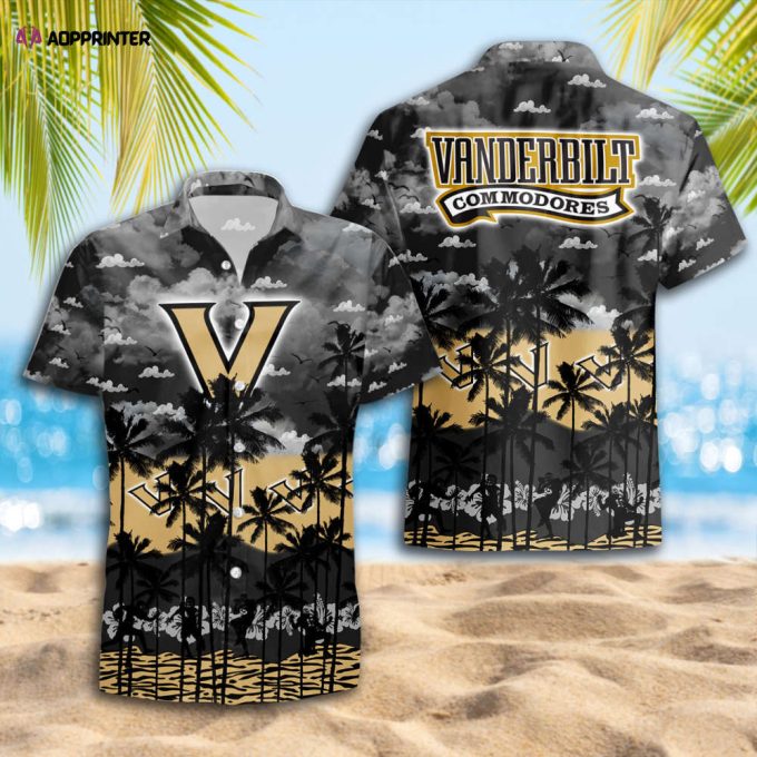 Vanderbilt Commodores Hawaiian Shirt Gift Men Women Gift Men Women Trending Summer. Gift For Fan S88912