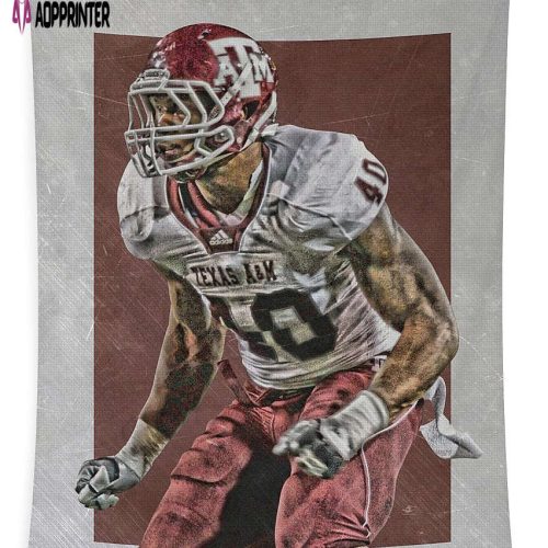 Von Miller Texas A&M Art Tapestry: Perfect Gifts for Fans