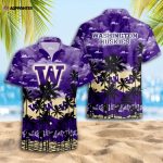 Washington Huskies Hawaiian Shirt Gift Men Women Gift Men Women Trending Summer. Gift For Fan S88912