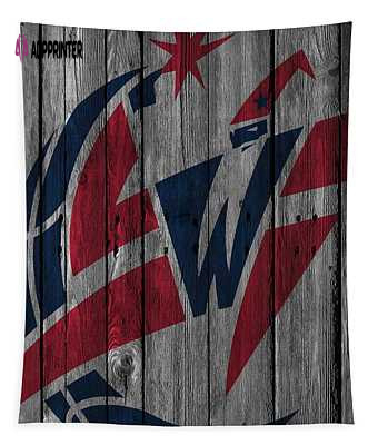 Washington Wizards Wood Fence Joe Hamilton Tapestry: Unique NBA Décor for Fans