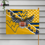 West Virginia Mountaineers American Landscape House Flag