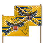 West Virginia Mountaineers American Landscape House Flag