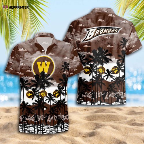 Western Michigan Broncos Hawaiian Shirt Gift Men Women Gift Men Women Trending Summer. Gift For Fan S88912