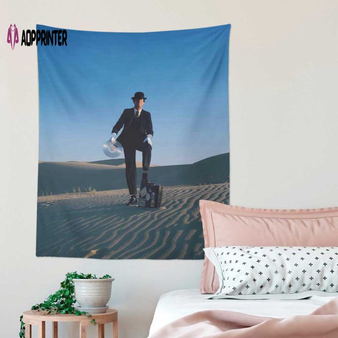 Wish You Were Here Desert Man in Bowler Pink Floyd Tapestry