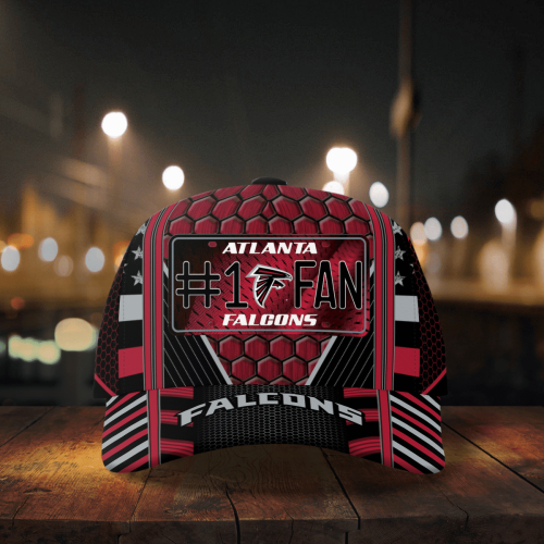 Atlanta Falcons #1 Fan All Over Print Baseball Classic Cap Men Hat