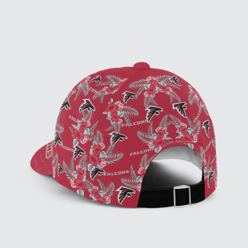 Atlanta Falcons Floral Hawaiian Adjustable Baseball Classic Baseball Classic Cap Men Hat Men Hat