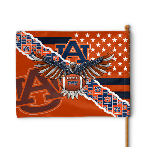 Auburn Tigers American Landscape House Flag