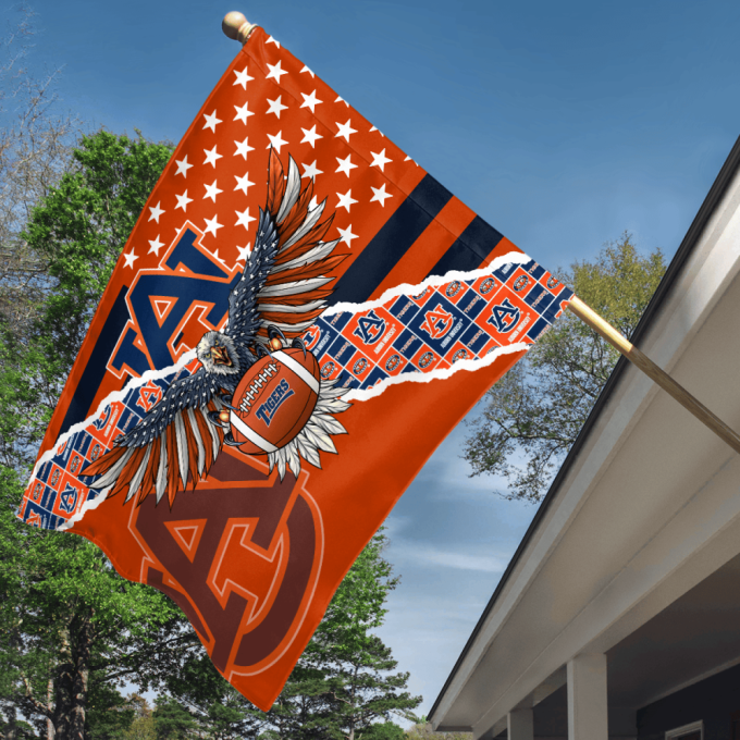 Auburn Tigers American Landscape House Flag