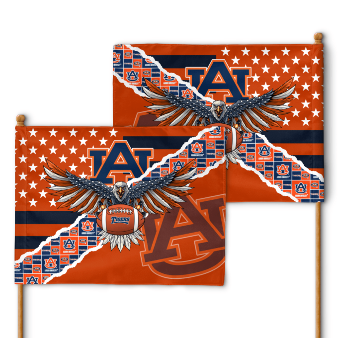 Auburn Tigers American Landscape House Flag