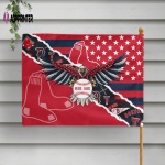 Boston Red Sox American Landscape House Flag