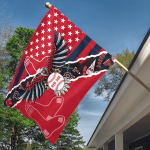 Boston Red Sox American Landscape House Flag