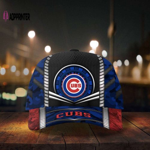 Chicago Cubs Digital Camo Print Baseball Classic Cap Men Hat