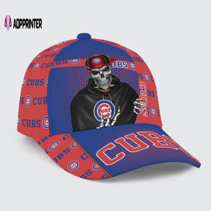 Chicago Cubs Skull Team Logo Baseball Classic Baseball Classic Cap Men Hat Men Hat