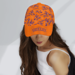 Clemson Tigers Floral Hawaiian Adjustable Baseball Classic Baseball Classic Cap Men Hat Men Hat