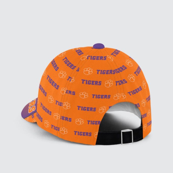 Clemson Tigers Skull Team Logo Baseball Classic Cap Men Hat