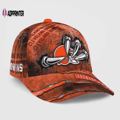 Cleveland Browns Flag 3D Dragon Classic Baseball Classic Baseball Classic Cap Men Hat Men Hat