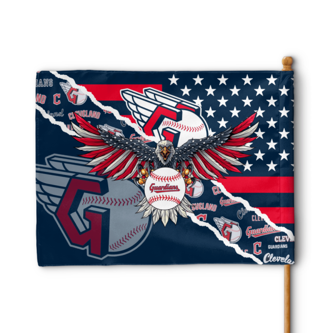 Cleveland Guardians American Landscape House Flag