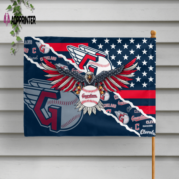 Cleveland Guardians American Landscape House Flag