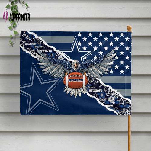 Dallas Cowboys American Landscape House Flag