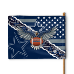 Dallas Cowboys American Landscape House Flag