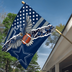 Dallas Cowboys American Landscape House Flag