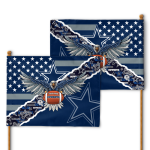 Dallas Cowboys American Landscape House Flag