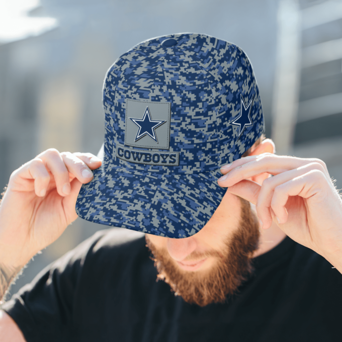 Dallas Cowboys Digital Camo AOP Classic Baseball Classic Cap Men Hat