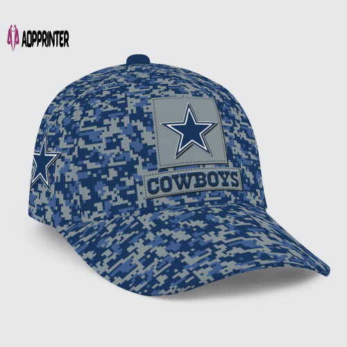 Dallas Cowboys Digital Camo AOP Classic Baseball Classic Cap Men Hat