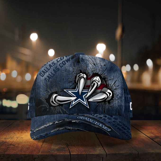 Dallas Cowboys Flag 3D Dragon Classic Baseball Classic Cap Men Hat